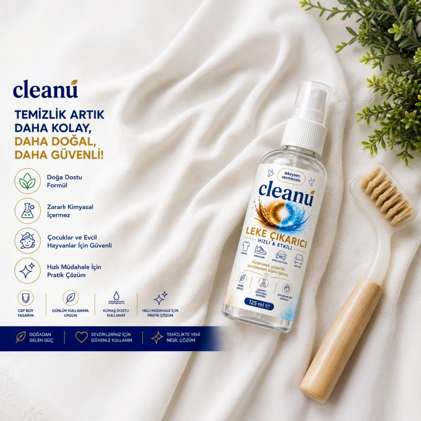Cleanu | Leke Çıkarıcı Sprey